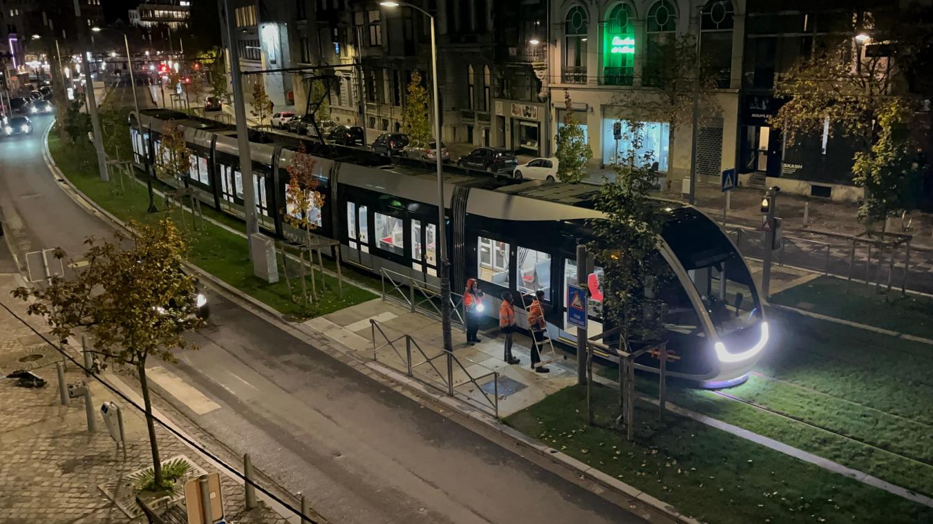 Éclairage du Tram de Liège